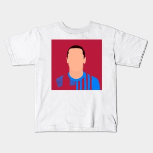 Antoine Griezmann Minimalistic Face Art Kids T-Shirt